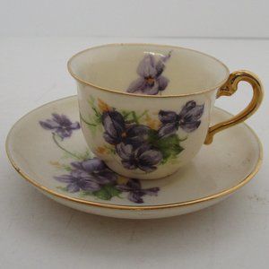 Ridgewood Translucent demitasse cup and saucer set